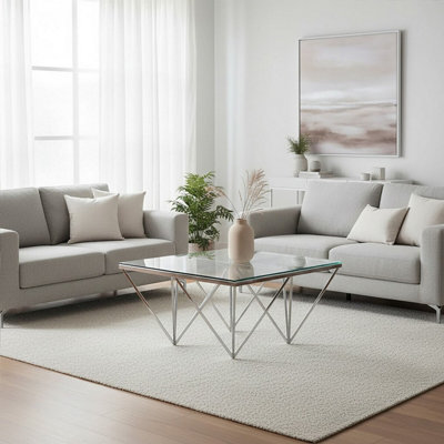 Orsina Allure Spike Base Coffee Table from B&Q