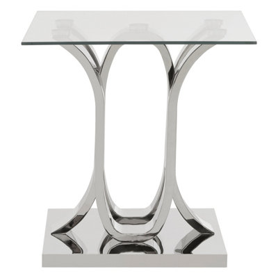 Orsina Allure Curved Base End Table from B&Q