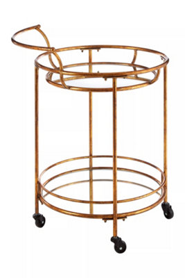 Premier Housewares Interiors By Premier Hadley 2 Tier Serving Trolley