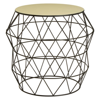 Orsina Corina Ivory Top Side Table from B&Q