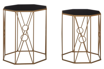 Orsina Trento Set Of 2 End Tables from B&Q