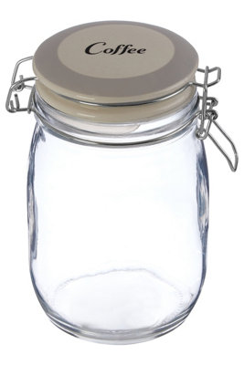 Orsina Durable Coffee Storage JarStylish Glass Jar With Lid For Kitchen CounterVersatile Airtight Storage Jar from B&Q