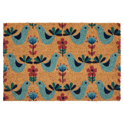 Orsina Sparrows Bird Print Entry Doormat