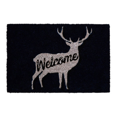 Orsina Welcome Deer Patterned Doormat