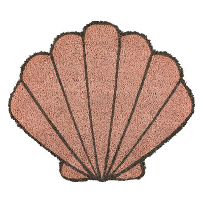 Orsina Shell Pattern Rubber Doormat from B&Q