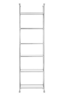 Orsina Silver Cross Design Bookshelf,decorative Metallic Shelves,storage Kid's Room Ladder Shelf,corner Shelf Unit from B&Q