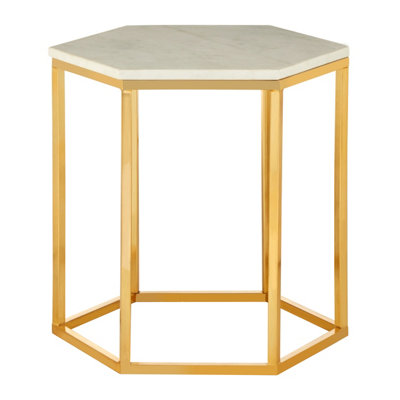 Orsina Templar Hexagonal Side Table from B&Q