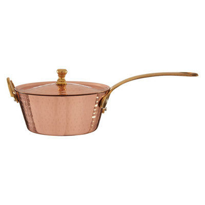 Orsina Cyprus Copper Mini Saucepan Serving Dish - Gold - Image 5