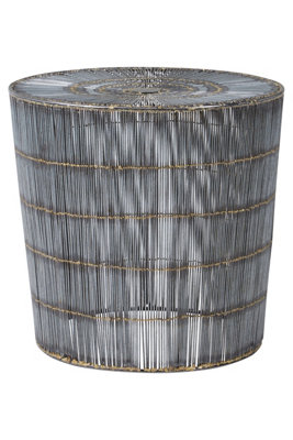 Orsina Templar Natural Wireframe Side Table from B&Q