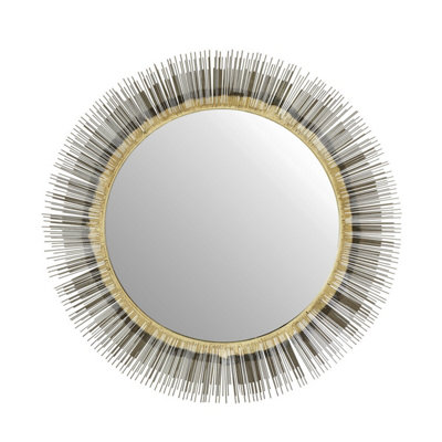 Orsina Templar Brass Finish Wall Mirror from B&Q