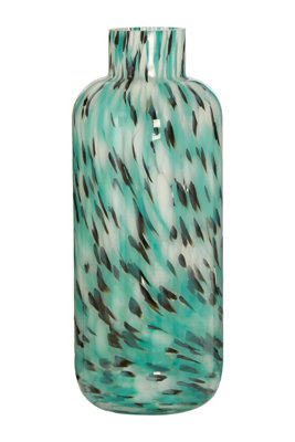 Orsina Calla Turquoise Speckle Vase from B&Q