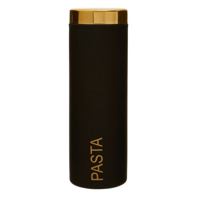 Orsina Liberty Black Enamel Pasta CanisterSingle Canister from B&Q