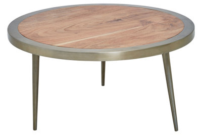 Orsina Almora Acacia Wood Round Coffee Table from B&Q