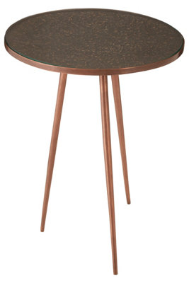 Orsina Akola Copper Finish Side Table from B&Q