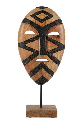 Orsina Bantu Large Tribal Wooden Sculpture from B&Q