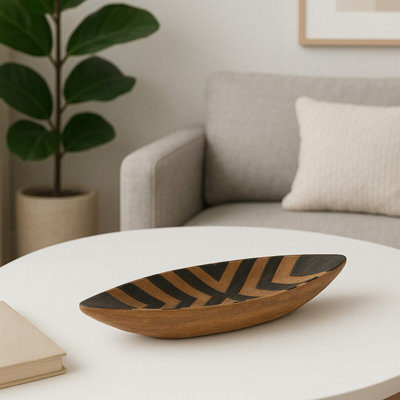 Orsina Bantu Tribal Wooden Bowl from B&Q