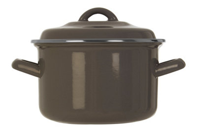 Orsina Porter Small Grey Casserole Dish from B&Q