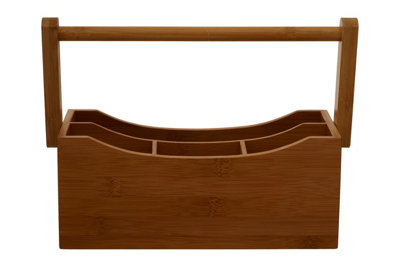Orsina Bamboo Wooden Utensil Box from B&Q