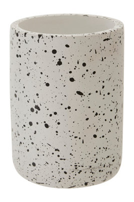 Orsina Gozo Concrete Style Bathroom Tumbler from B&Q
