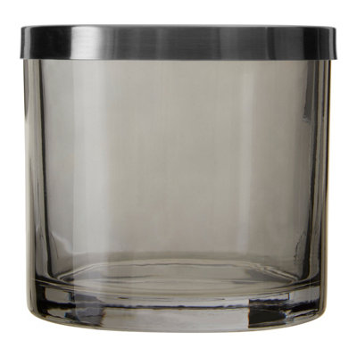Orsina Ridley Glass Cotton Storage Jar from B&Q