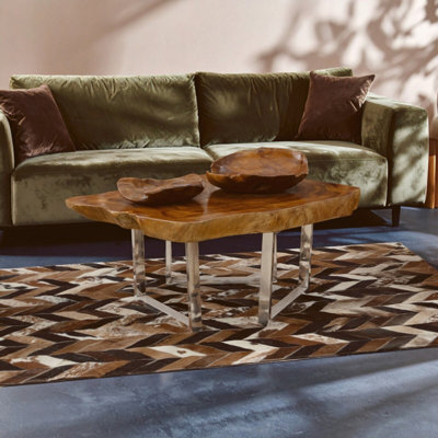 Orsina Surak Teak Wood Coffee Table from B&Q