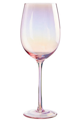 Orsina Elegant Set Of 4 Wine GlassesPractical Wine Glasses For PartiesDurable Drink Glasses For House Bar from B&Q