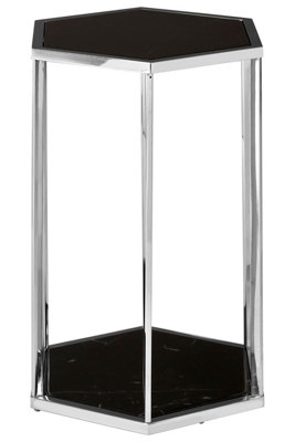 Orsina Piermount Black And Silver End Table from B&Q