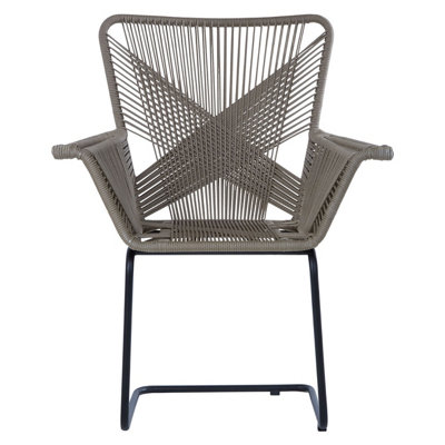 Orsina Rattan Effect ChairEasy To Clean Outdoor ChairArm & Backrest Rattan Armchair from B&Q