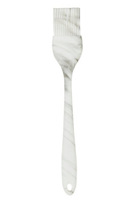 Orsina Marble Effect Silicone Brush,pastry Brush With Hanging Loop,luxe Baking Tool,basting Tool With Soft Bristles from B&Q