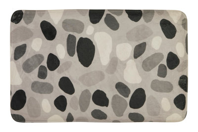 Orsina Soak Grey Pebble Bath Mat