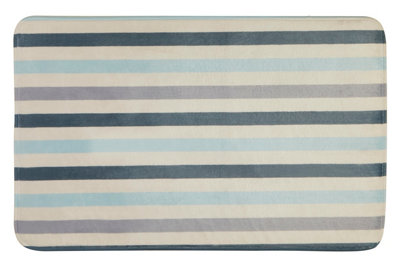 Orsina Soak Stripe Design Bath Mat