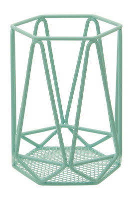 Orsina Stylish Green Finish Utensil HolderFunctional Utensil HolderSecured Base Cooking Utensil Holder from B&Q