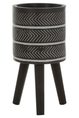 Orsina Darnell Small Chevron Planter from B&Q