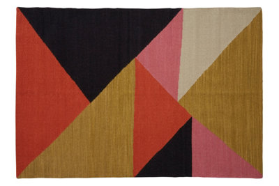 Orsina Villon Rug With Triangular Shapes Design from B&Q
