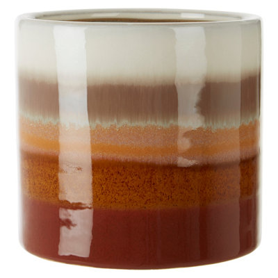 Orsina Sorrell Large Ceramic Planter from B&Q