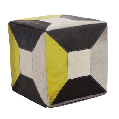 Orsina Safira Abstract Pattern Pouffe from B&Q