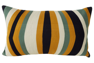 Orsina Stripes Pattern Decorative Cushion from B&Q