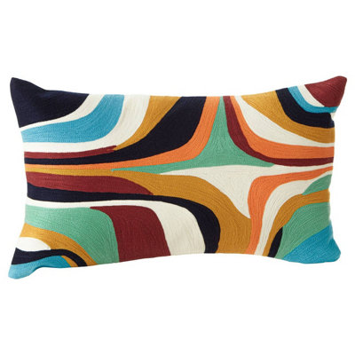 Premier Housewares Bosie Ozella Abstract Design Cushion