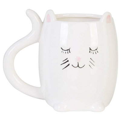 Orsina Elegant Design Cat MugVersatile Use Small Milk Mug For BedroomDishwasher Safe Coffee Mug For Livingroom from B&Q