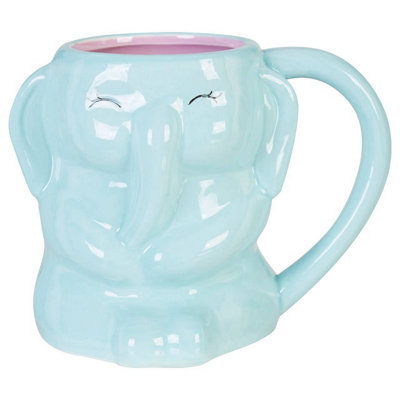 Orsina Versatile Design Elephant MugElegant Small Milk Mug For BedroomDishwasher Safe Coffee Mug For Livingroom from B&Q