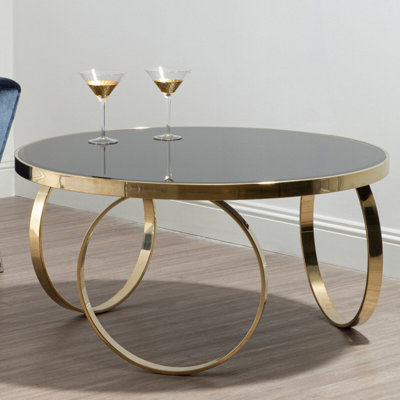 Orsina Ragusa Large Round Coffee Table from B&Q
