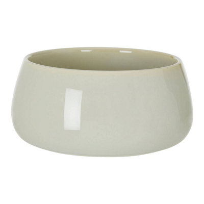 Orsina Stone-Colored Glazed Porcelain Salad Bowl,smooth Finish Tapered Bowl,ideal As A Mixing Bowl  Or Serving Bowl from B&Q