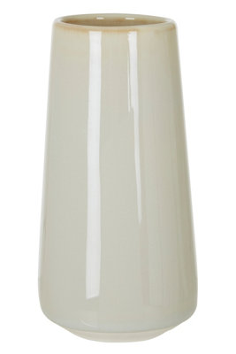 Orsina Stone-Colored Glazed Porcelain Bud Vase,tapered Mini Flower Vase For Table Décor,decorative Flower Pot from B&Q