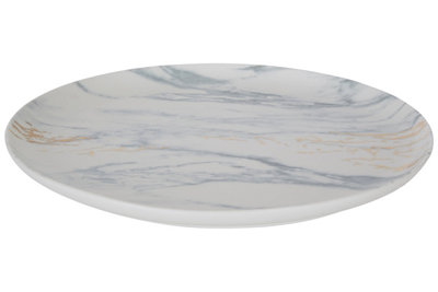 Orsina Marble Luxe Dinner Plate - Grey - Image 4