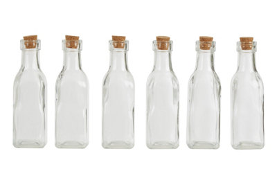 Premier Housewares Maison By Premier Tromso 6Pcs Small Glass Bottles from B&Q