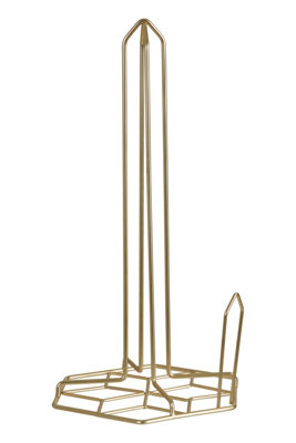 Orsina Kitchen Roll Holder With Matte Gold FinishStylish Wire Frame Design For Modern KitchensDurable Metal from B&Q