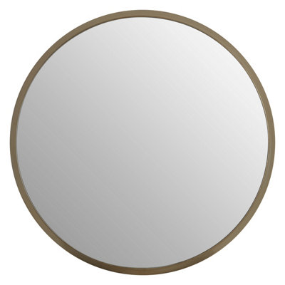 Orsina Athena Large Round Wall Mirror With Silver Frame from B&Q