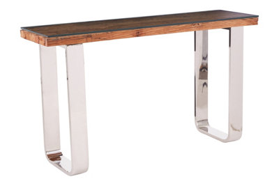 Orsina Natural U Shaped Base Console Table from B&Q