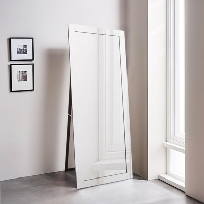 Orsina Avelene Floor Standing Mirror With Bevelled Edge from B&Q