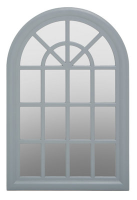 Orsina Shayla Grey Wall Mirror from B&Q